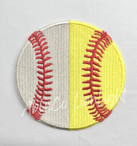ABLN Boutique - Trucker hat patches half baseball softball patch iron on