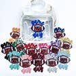ABLN Boutique - Silver game day football sticker adhesive patch stadium bag