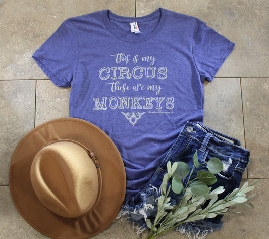 This is My Circus T-Shirt-Heather Blue